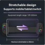 Controlador de Gamepad telescópico D8, Joystick Turbo de 6 ejes, giros