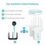 Repetidor WiFi inalámbrico de 1200Mbps, repetidor de señal WiFi de dob