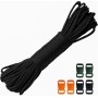 suruikei 30m Cord Paracord 550 4mm Cuerda Paracord 7 Hebras Cuerda de Nylon Cuerda de Paracaídas Carga para Acampar, Al Aire
