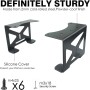 Monzlteck Soporte para Debajo del Escritorio para PS5/PS5 Slim, Montaje sigiloso Compatible con Playstation 5 Disc y Consola de