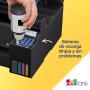 Impresora multifunción EcoTank ET-15000 A3+ con depósito de tinta, conexión Wi-Fi y tinta incluida para hasta 3 años.