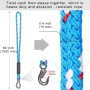 Besthouse 10 mm (0,39") Cuerda para Escalada en Roca, Cuerda Estática para Salvar Vidas Cuerda de Escape de Incendios Cuerda