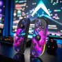 Para controlador de interruptor NS BT 5,2 RGB LED Joypad izquierdo y d