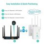 Repetidor inalámbrico 1200Mbps amplificador de señal Wifi de doble ban