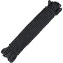 G2PLUS Cuerda 30 m x 6 mm Cuerda de Polipropileno Negro Cuerda de Amarre Cuerda de Nailon Multifuncional Carga de Rotura: 260 kg