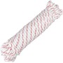 G2PLUS Cuerda 30 m x 6 mm Cuerda de Polipropileno Negro Cuerda de Amarre Cuerda de Nailon Multifuncional Carga de Rotura: 260 kg
