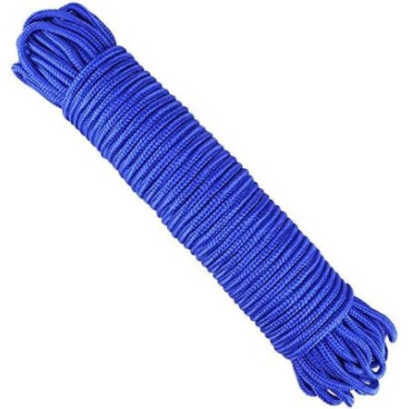G2PLUS Cuerda 30 m x 6 mm Cuerda de Polipropileno Negro Cuerda de Amarre Cuerda de Nailon Multifuncional Carga de Rotura: 260 kg