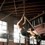 Aoneky Cuerda para Trepar de Yute - 30/40/50mm, 3-9M, Cuerda de Escalada con Mosquetón, Cuerda para Crossfit Entrenamiento