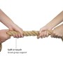 Aoneky Cuerda para Trepar de Yute - 30/40/50mm, 3-9M, Cuerda de Escalada con Mosquetón, Cuerda para Crossfit Entrenamiento