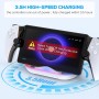 FASTSNAIL Soporte de carga para reproductor remoto PS Portal, estación de carga portátil con 14 modos de luz RGB y cable tipo C,