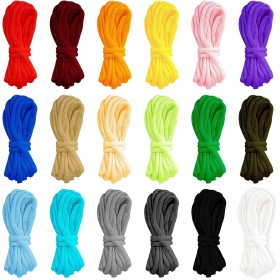 Kulannder Cuerda de Pulsera de Paracord, 18 Piezas de Cuerda de paracaídas, Juego de Cuerdas de Supervivencia al Aire Libre,
