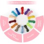 Kulannder Cuerda de Pulsera de Paracord, 18 Piezas de Cuerda de paracaídas, Juego de Cuerdas de Supervivencia al Aire Libre,