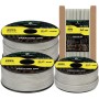 Kamu Synber Paracord 2mm 3 Hebras 15M 100% Nylon Tipo I Cuerda de Paracaídas para Exteriores, Bricolaje, Artesanía | Soporta