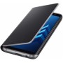 Samsung Neon Flip Carcasa Para Galaxy A8, notificaciones tramite bordes Illuminati, Oro
