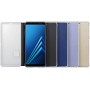 Samsung Neon Flip Carcasa Para Galaxy A8, notificaciones tramite bordes Illuminati, Oro