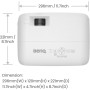 BenQ TH575 1080p DLP Proyector para juegos, 3800 lm, baja latencia, modo de juego mejorado, alto contraste, estándar de color