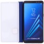 Samsung Neon Flip Carcasa Para Galaxy A8, notificaciones tramite bordes Illuminati, Oro