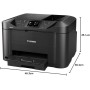 Canon MAXIFY MB5150 - Impresora de inyección de Tinta (1 Cassette de 250 Hojas, Pantalla táctil TFT en Color de 8,8 cm, 15,5 ipm