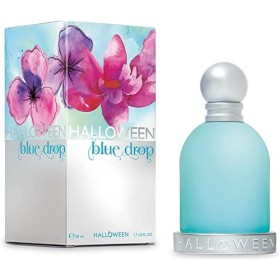 Halloween Blue Drop, Eau de Toilette para Mujer, Fragancia Amaderada, 50 ml con Vaporizador