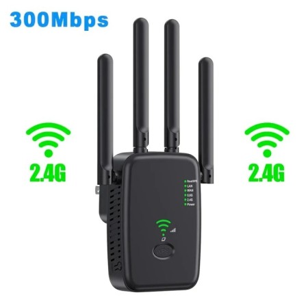 Repetidor WiFi Hannord 1200Mbps banda Dual 2,4G y 5GHz 802.11ac Gigabi