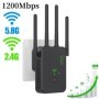 Repetidor WiFi Hannord 1200Mbps banda Dual 2,4G y 5GHz 802.11ac Gigabi