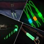 Brotree Cuerda Fluorescente Luminosa Paracord 4mm 15m Cuerda Brilla en Oscuridad 9 Hebras para Tienda, Bricolaje, Artesanía,