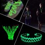 Brotree Cuerda Fluorescente Luminosa Paracord 4mm 15m Cuerda Brilla en Oscuridad 9 Hebras para Tienda, Bricolaje, Artesanía,