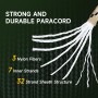 6 Piezas Paracord, Cuerda Paracord 4 MM, Cuerda Escalada Resistencia Desgarro, para Acampar Aire Libre, Jardín, DIY