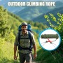Cuerda De Escalada | 5 Metros Cuerda De Seguridad para Trabajo Exterior | Equipo De Tracción Exterior, Cuerda Multiusos para