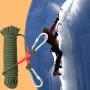 Cuerda De Escalada | 5 Metros Cuerda De Seguridad para Trabajo Exterior | Equipo De Tracción Exterior, Cuerda Multiusos para