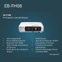 El EB-FH08 es un proyector económico Full HD con lámpara, 2 puertos HDMI, impresionantes tamaños de imagen sobre pantallas de