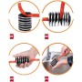 MEIBAOGE Cepillo limpiador de cuerda de nailon para escalada en roca, senderismo, equipo de montañismo, equipo al aire libre