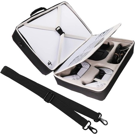 Khanka Duro Viaje Funda Case Estuche para Sony Consola Playstation 5.（Solo Estuche, Negro
