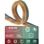 FIXE - Cuerda Dinámica LA RIGLOS para Escalada en Pared - 8,4 mm de Diámetro - 60 m - Color Naranja - Poliamida - Doble y Gemela