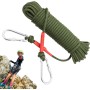 Cuerda Escalada 5 M, Cuerda de Escalada Cuerda de Seguridad Nylon Cuerda Cuerdas de Rescate, Equipo De Protección Multiusos para
