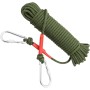 Cuerda Escalada 5 M, Cuerda de Escalada Cuerda de Seguridad Nylon Cuerda Cuerdas de Rescate, Equipo De Protección Multiusos para