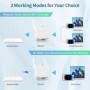 Repetidor extensor WiFi 6 de 5Ghz AX1500, amplificador de señal de 2,4