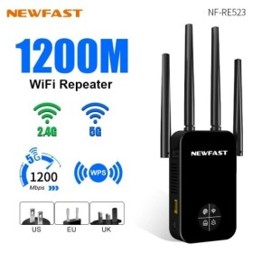 COMFAST 300/1200Mbps WiFi repetidor De Sina amplificador De señal 2G 5
