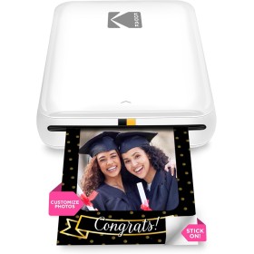 KODAK Step Impresora de fotos instantánea para smartphone - Mini portátil inalámbrica en color - Fotos adhesivas Zink 2x3” -
