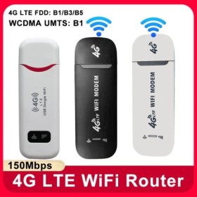 Enrutador WiFi inalámbrico LTE 4G, tarjeta SIM 4G, módem USB portátil 