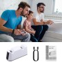 eSynic Cargador Mando para PS5 y PS5 Edge con Iluminación Ambientales Geniales e Indicadores de Luz LED Base de Carga con Cable