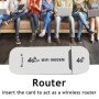 Enrutador WiFi inalámbrico LTE 4G, tarjeta SIM 4G, módem USB portátil 