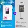 HP Sprocket Photobooth Impresora de Fotos 3x4” (Blanco) – 250+ Marcos, impresión en Papel Zink, Wi-Fi, luz LED, Pantalla táctil