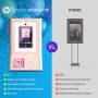 HP Sprocket Photobooth Impresora de Fotos 3x4” (Blanco) – 250+ Marcos, impresión en Papel Zink, Wi-Fi, luz LED, Pantalla táctil