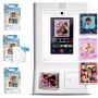 HP Sprocket Photobooth Impresora de Fotos 3x4” (Blanco) – 250+ Marcos, impresión en Papel Zink, Wi-Fi, luz LED, Pantalla táctil