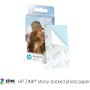 HP Sprocket 2x3" Impresora de fotos instantánea para smartphone - Portátil, inalámbrica en color - Fotos Zink adhesivas -