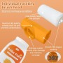 Pintura para retoques de pared, 500 g, color blanco, 2 en 1, rodillo para reparación de paredes, color blanco, crema para