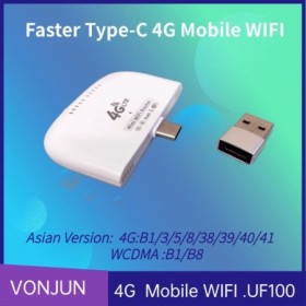 Mini enrutador WiFi 4G LTE con adaptador USB, enrutador móvil inalámbr