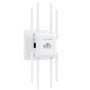 Repetidor WiFi de 300Mbps, extensor de señal WiFi inalámbrico, 8 anten
