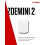 Canon Zoemini 2 Kit de Impresión – Impresora Fotográfica Portátil y Compacta – Bluetooth 5.0 – Carga Rápida USB C Ideal para